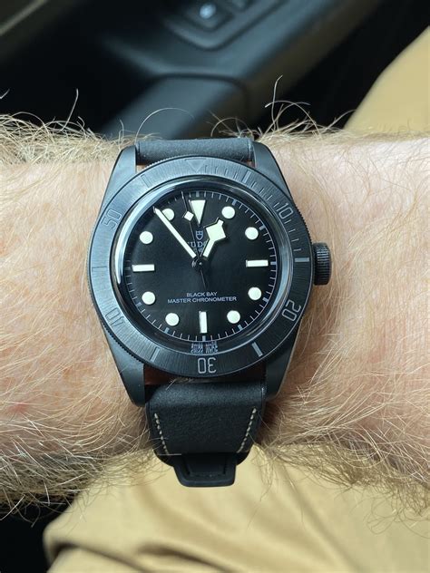 tudor black bay ceramic rubber b|tudor black bay ceramic 41mm.